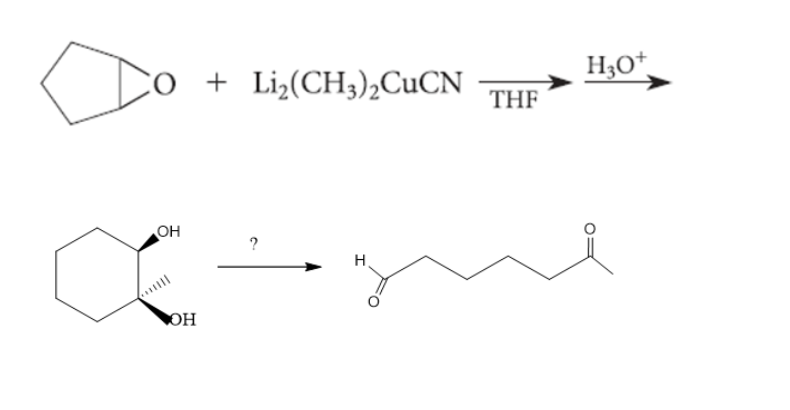 H3O*,
+ Li¿(CH3),CUCN
THE
OH
H
HO
