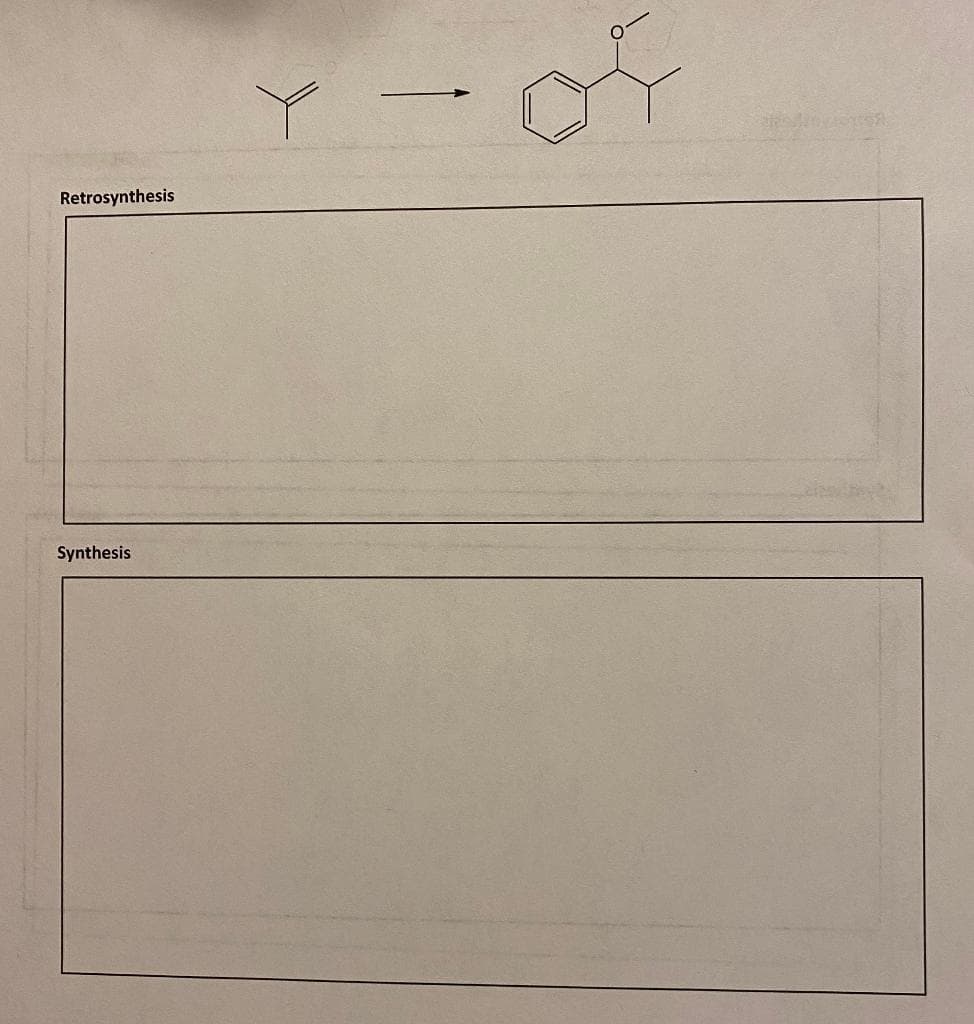 of
Retrosynthesis
Synthesis
