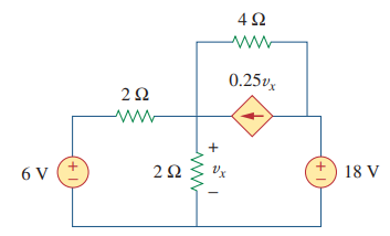 0.25v%
+
6 V (+
2Ω
18 V
