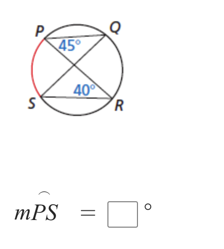 P
45°
40
R
mPS
