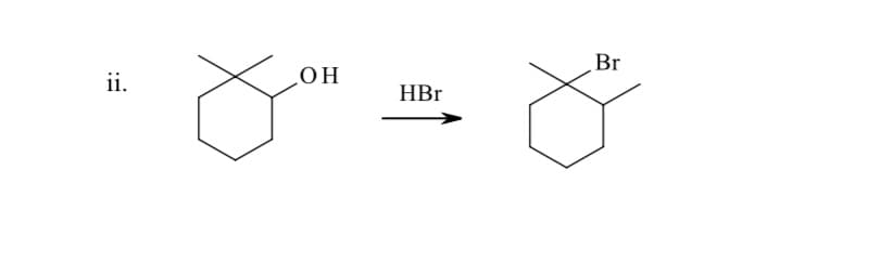 Br
ii.
HBr
