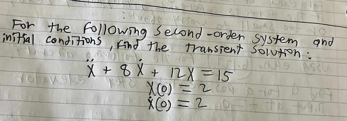 at
DMZ
For the following Second-order system and
initial conditions, find the transient solution:
DAT H
.
odnos AGEU
X + 8 X + 12X=15
op voll
2009
X (0) = 2200 proy
D
bri
X (0) = 20 = t to tuon