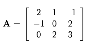 1 -1
-1 0
2
A =
2
3
