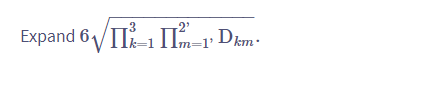 3
Expand 6√²-1-1 Dkm ·