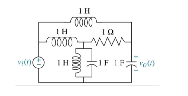 1 H
1 H
IH
1 H
vi(t)
1F 1F
vo(t)
