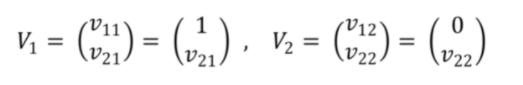 - C) - ) , v. - CH) - )
C) = ()
V2 =
%3D
%3D
V1
V21
21
