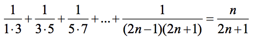 1
1
1
+...+
5.7
п
(2n-1)(2n+1)
2n 1
1-3 3.5
