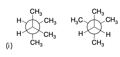 (i)
H
I I
CH3
CH3
CH3
CH3
H₂C-
H
CH3
CH3
CH 3
H