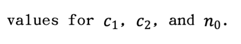 values for C1, C2, and no:
