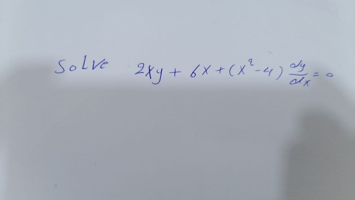 Solve
6x +(x*-4)
ly
2xy+
