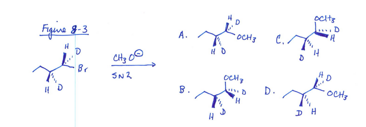 Figiine 8-3
H
D
Br
CH300
5N2
А.
в.
но
H
Н
D
OCH 3
ОСН3
UND
H
D.
с.
ocit3
L.... D
'H
DH
A
OCH3