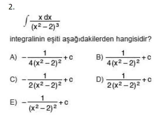 2.
x dx
(x2 - 2)3
