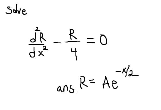 Solve
³R_R=0
4
2
-4/2
ans. R= Ae