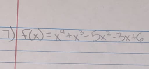 コS(x)=x+xーウメ3x+6
