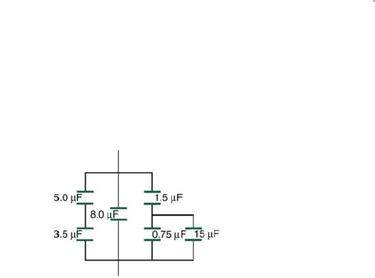 5.0 uF
18.0
3.5 μF
8.0 uF
1.5 UF
I
0.75 uF 15 μF