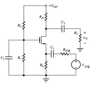 www
R2₂
R₁
www
RD
www
R6
t".
+VDD
C₁
C3
Rsig
w
R3
+₁₁
vo
I
sig