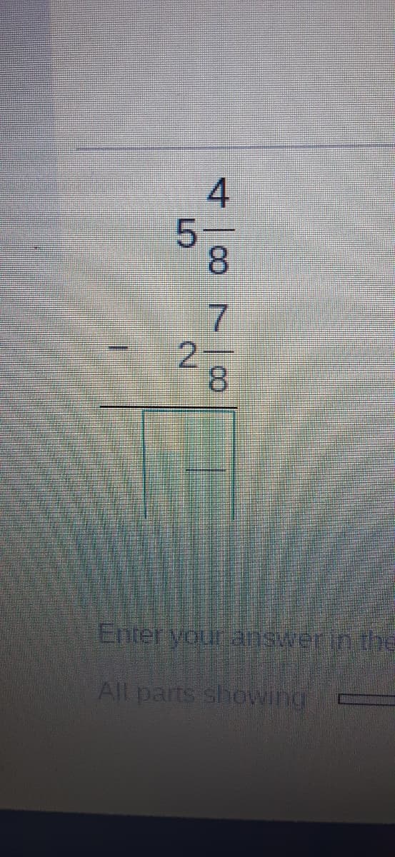 5
Enter your answer in the
All parts showing
487 00
2.
