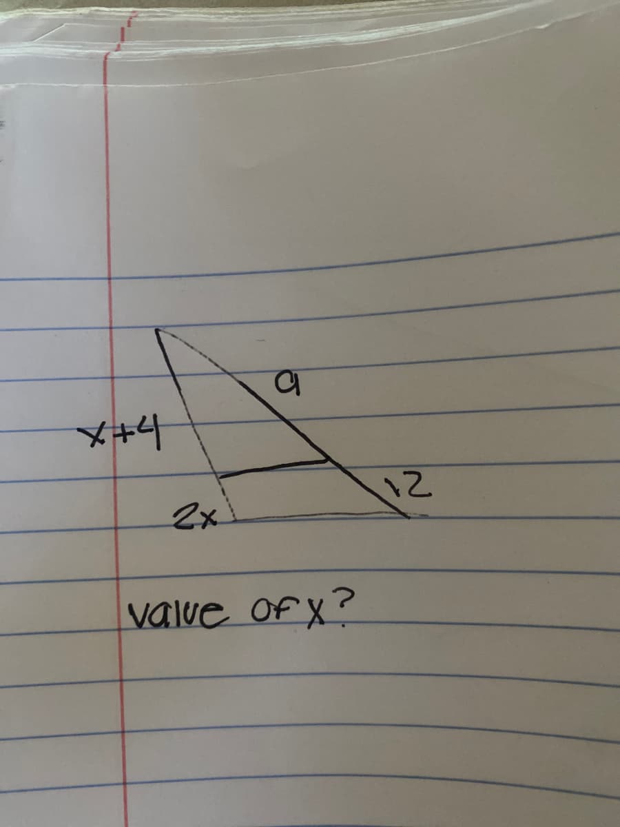 2x'
value of x?
