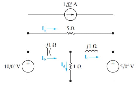 1 /0° A
50
-j1N
j1N
I -
10/0° V
Ia 310
5/0° V
(+ 1
