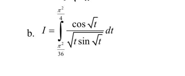 cos Vi
dt
b. I=
Jesin Si
Vt sin ſī
36
