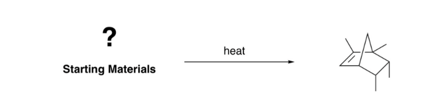 ?
Starting Materials
heat