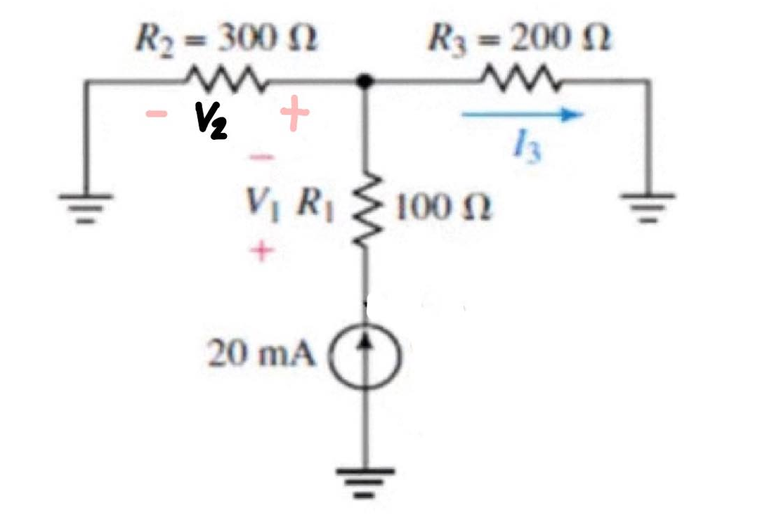 R2 = 300 N
R3 = 200 N
V R1 100 N
20 mA
