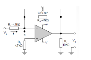 C=0 1uF
R4TKO
R,-4.7KO
+V
R.
4.7KO
R.
10KO
-V
