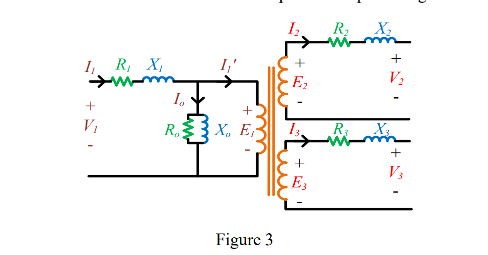 I₁ R₁ X₁
+
V₁
Il'
Io
+
R. X. Er
Figure 3
I₂
+
E2
+
E3
R₂
R₂
X₂
+
V₂
+
V3
-