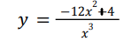 у y =
2
-12x +4
3
Х