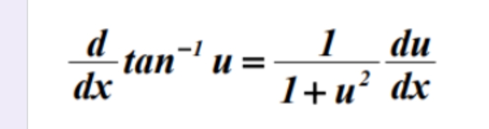 tan' u =
dx
1 du
1+и? dx
