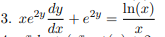 fip
dr
3. re?y dy
In(x)
