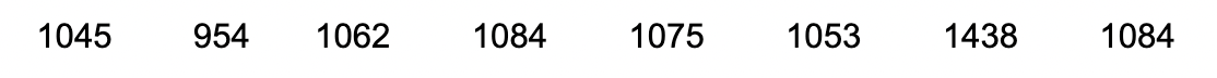 1045
954 1062
1084
1075
1053
1438
1084