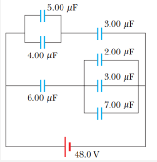 5.00 иF
3.00 иF
4.00 µF
2.00 µF
3.00 µF
6.00 μF
7.00 иF
48.0 V
