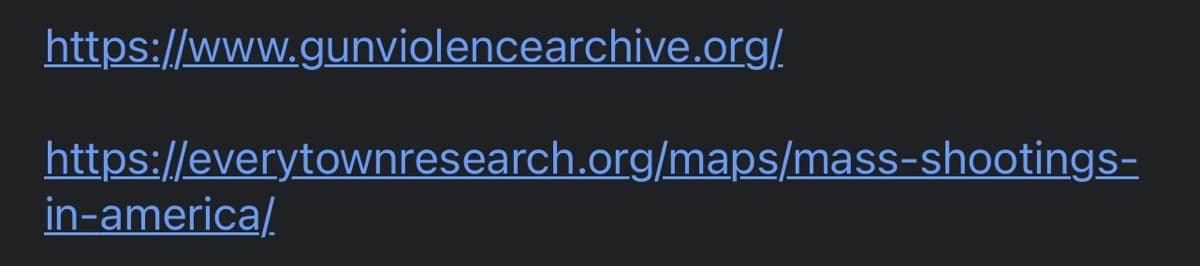 https://www.gunviolencearchive.org/
https://everytownresearch.org/maps/mass-shootings-
in-america/