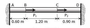 A
B
C
D
P1
P2
0.60 m
1.20 m
0.90 m
