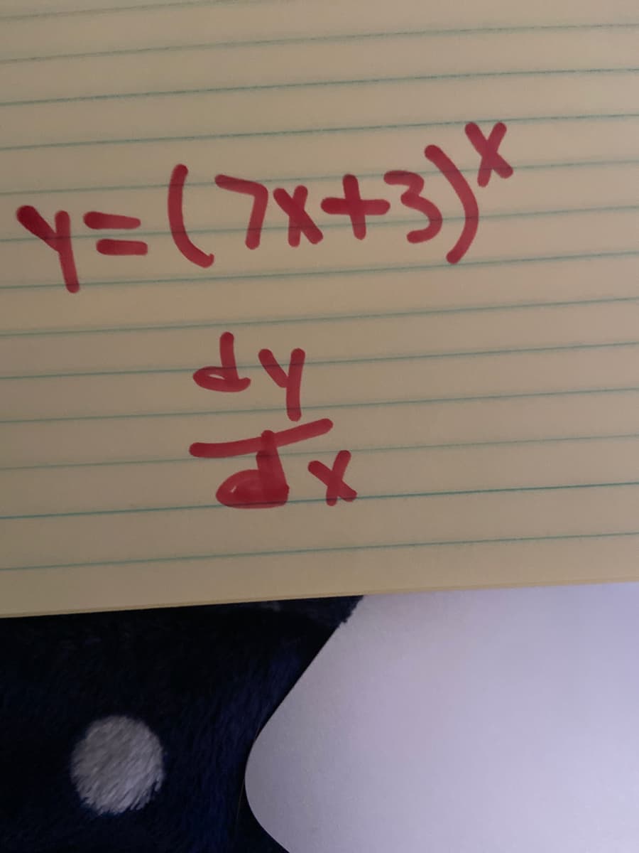 y=(7x+3)*
