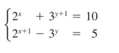 + 3y+1 = 10
| 2x+1 – 3"
= 5
