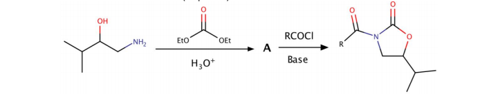 OH
RCOCI
OEt
+ A
NH2
EtO
Base
H30*
