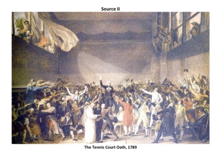 Source II
The Tennis Court Oath, 1789
