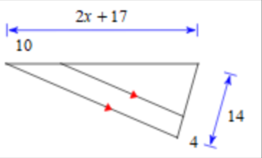 2x +17
10
14
4
