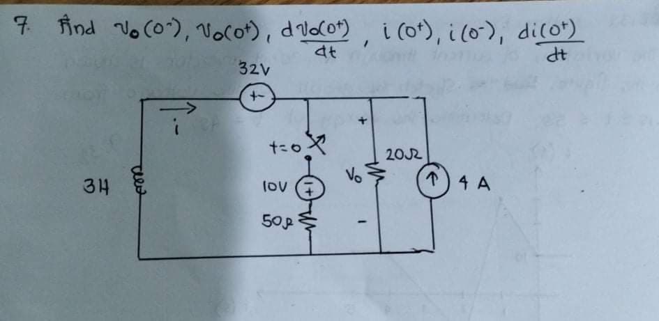 7 ind Vo Co), Vocot), dVdo"), i (o*), i (o-), dico")
32V
to
->
たo×
202
Vo
34
Iov
4 A
50P
