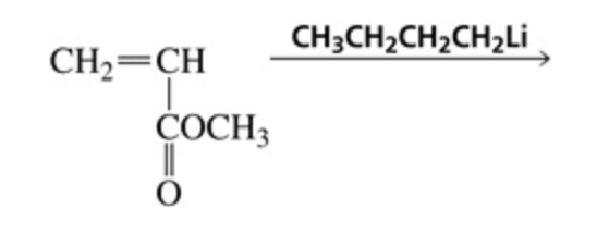 CH₂=CH
I
сосн,
CH3CH₂CH₂CH₂Li