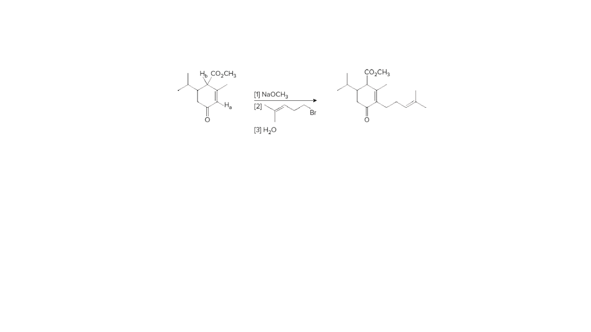 H, CO,CH3
ÇO,CH3
(1] NaOCH3
-Ha
[2]
Br
[3] H2O
