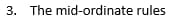 3. The mid-ordinate rules