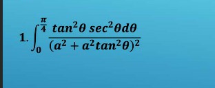 i tan20 sec20de
1.
Jo (a2 + a²tan²0)²
