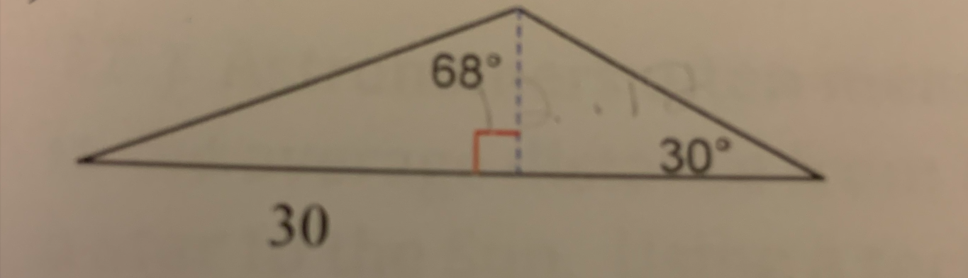 68°
30
30
