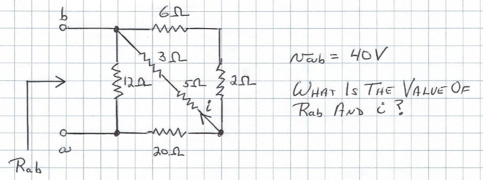 40V
Nab =
WHAT Is THE VALUE OF
Rab AND ċ ?
ww
202
Rab
