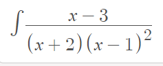 S
(х+ 2)(х— 1)?
х — 3
