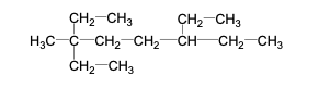 CH₂ CH3
CH₂ CH3
H3CC CH₂ CH₂ CH CH₂ CH3
CH₂ CH3