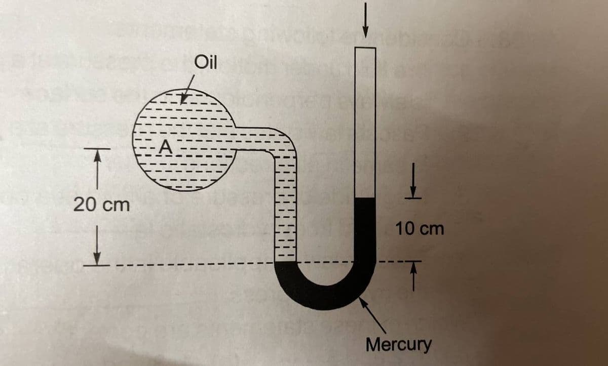 20 cm
Oil
6192
↓
↓
10 cm
Mercury